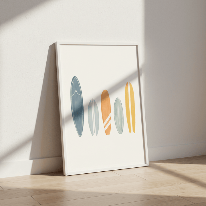 Surfboards by Menina Lisboa wall - art - picture - poster