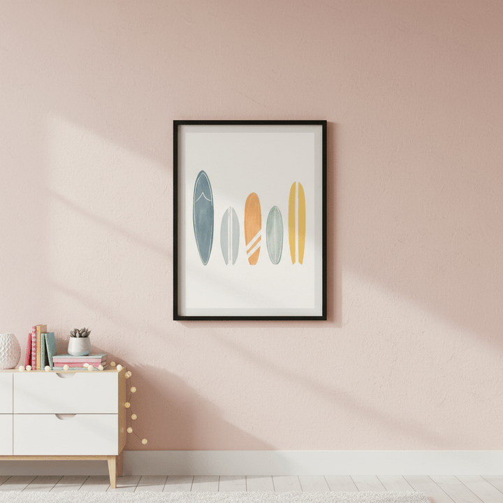 Surfboards by Menina Lisboa wall - art - picture - poster