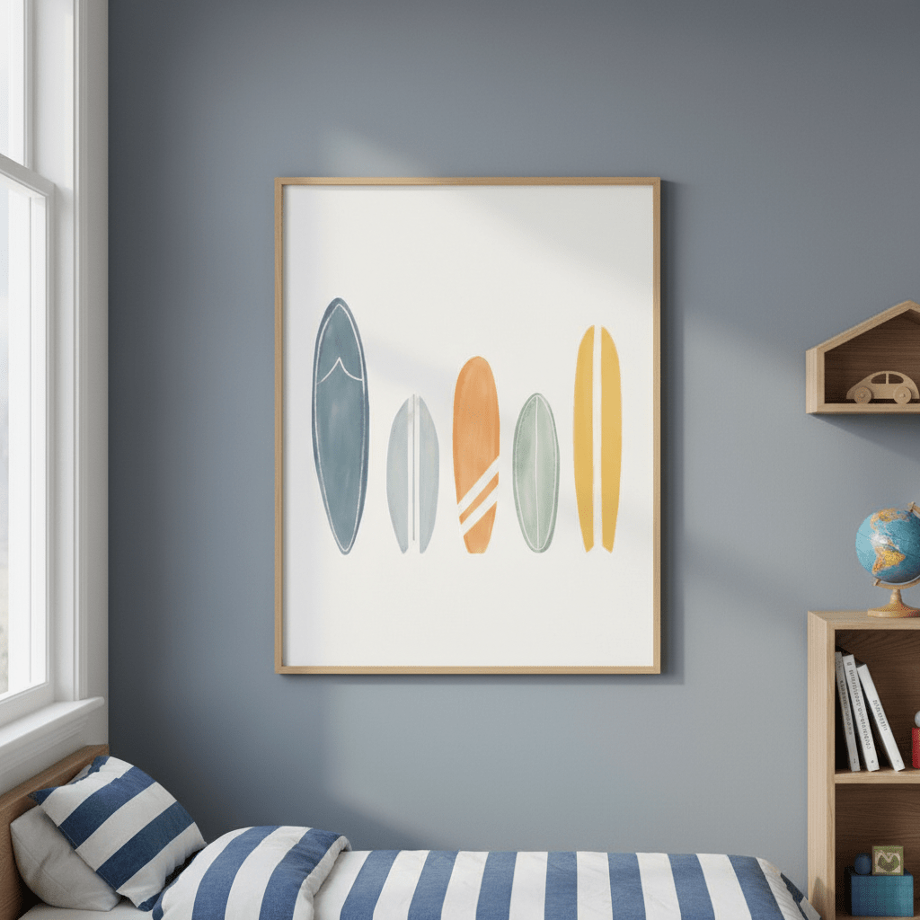 Surfboards by Menina Lisboa wall - art - picture - poster