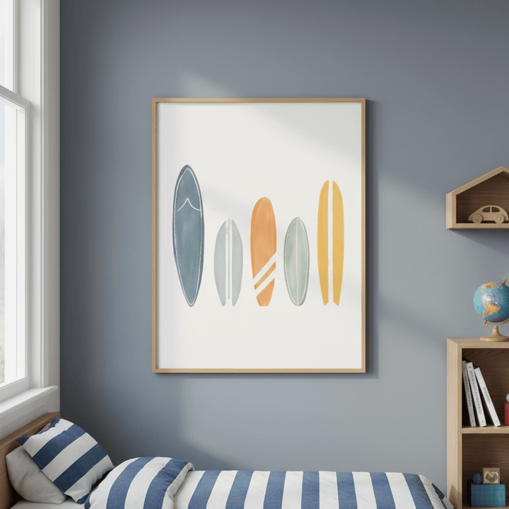 Surfboards by Menina Lisboa wall - art - picture - poster