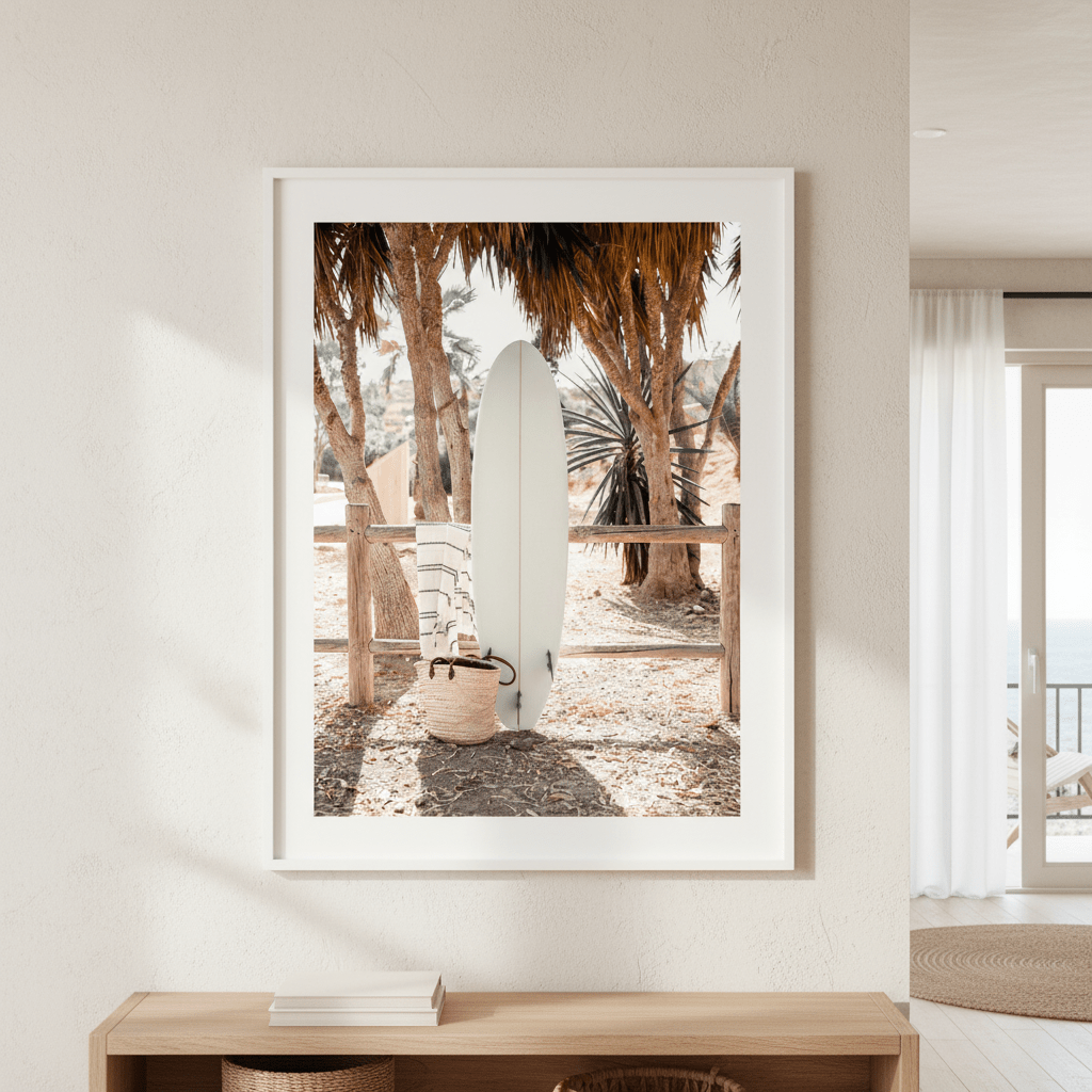 Surfing Fashion Coastal Wall Art wall - art - picture - poster