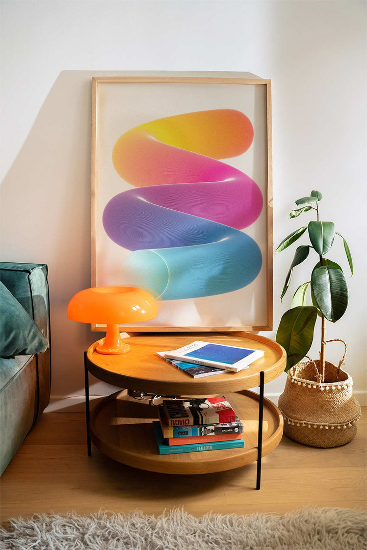 Surreal Slinky wall - art - picture - poster