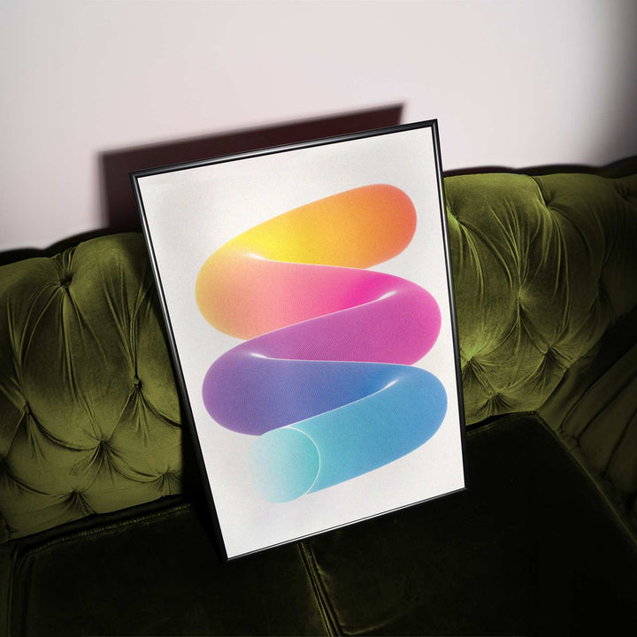 Surreal Slinky wall - art - picture - poster
