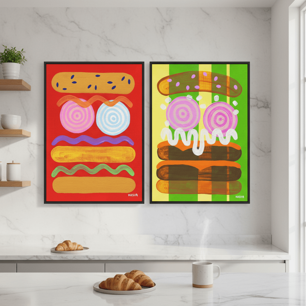 Sweet & Spicy Set of 2 by Kasia Sykus wall - art - picture - poster