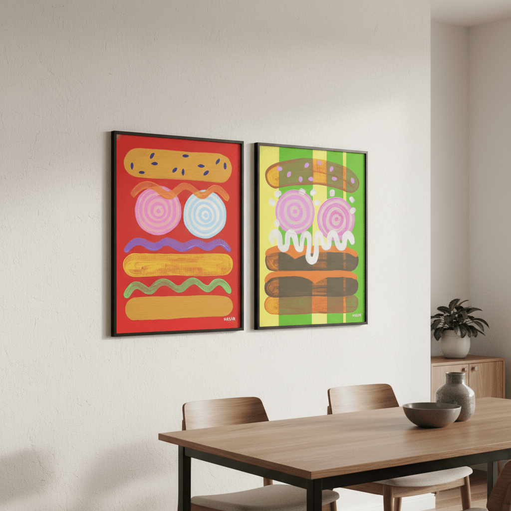 Sweet & Spicy Set of 2 by Kasia Sykus wall - art - picture - poster