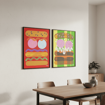 Sweet & Spicy Set of 2 by Kasia Sykus wall - art - picture - poster