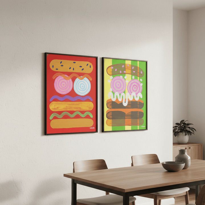 Sweet & Spicy Set of 2 by Kasia Sykus wall - art - picture - poster