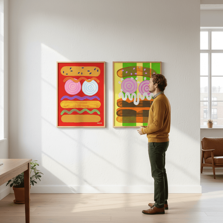 Sweet & Spicy Set of 2 by Kasia Sykus wall - art - picture - poster