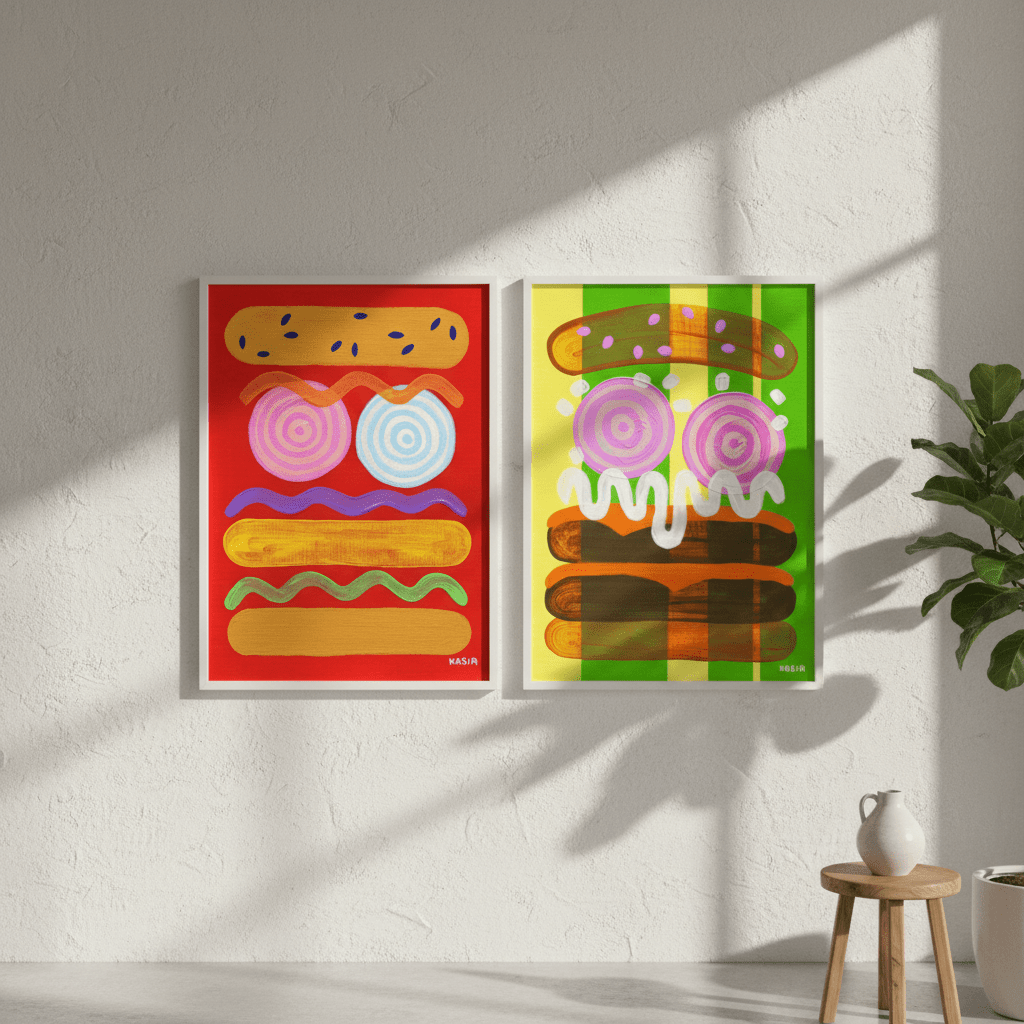 Sweet & Spicy Set of 2 by Kasia Sykus wall - art - picture - poster