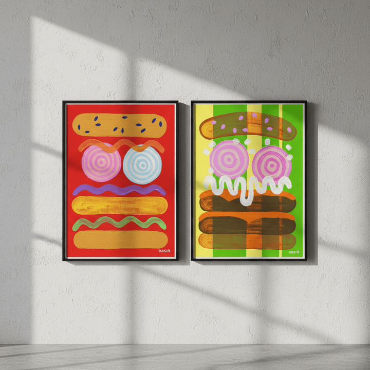Sweet & Spicy Set of 2 by Kasia Sykus wall - art - picture - poster