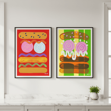 Sweet & Spicy Set of 2 by Kasia Sykus wall - art - picture - poster