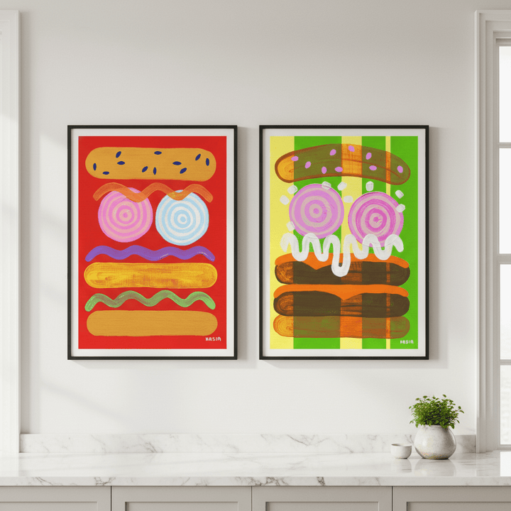 Sweet & Spicy Set of 2 by Kasia Sykus wall - art - picture - poster