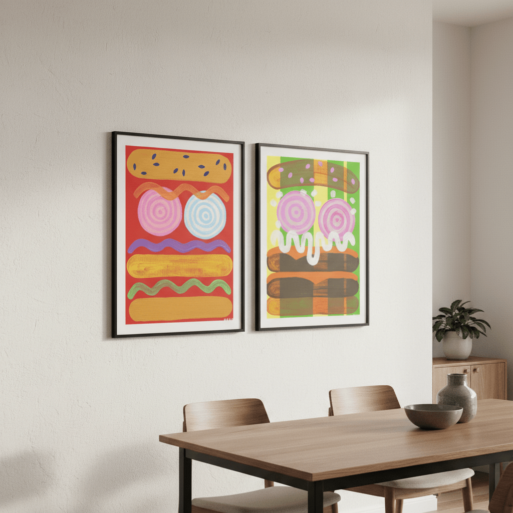 Sweet & Spicy Set of 2 by Kasia Sykus wall - art - picture - poster