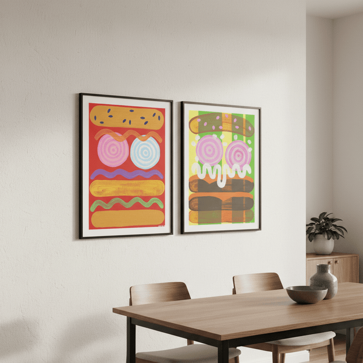 Sweet & Spicy Set of 2 by Kasia Sykus wall - art - picture - poster