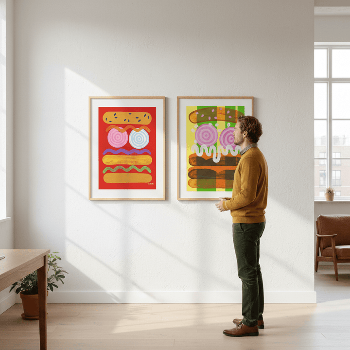 Sweet & Spicy Set of 2 by Kasia Sykus wall - art - picture - poster