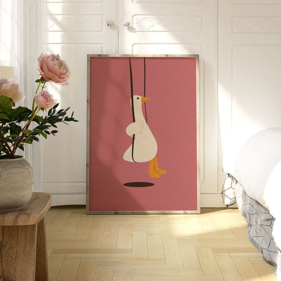 Swinging Goose Wall Art - Style My Wall