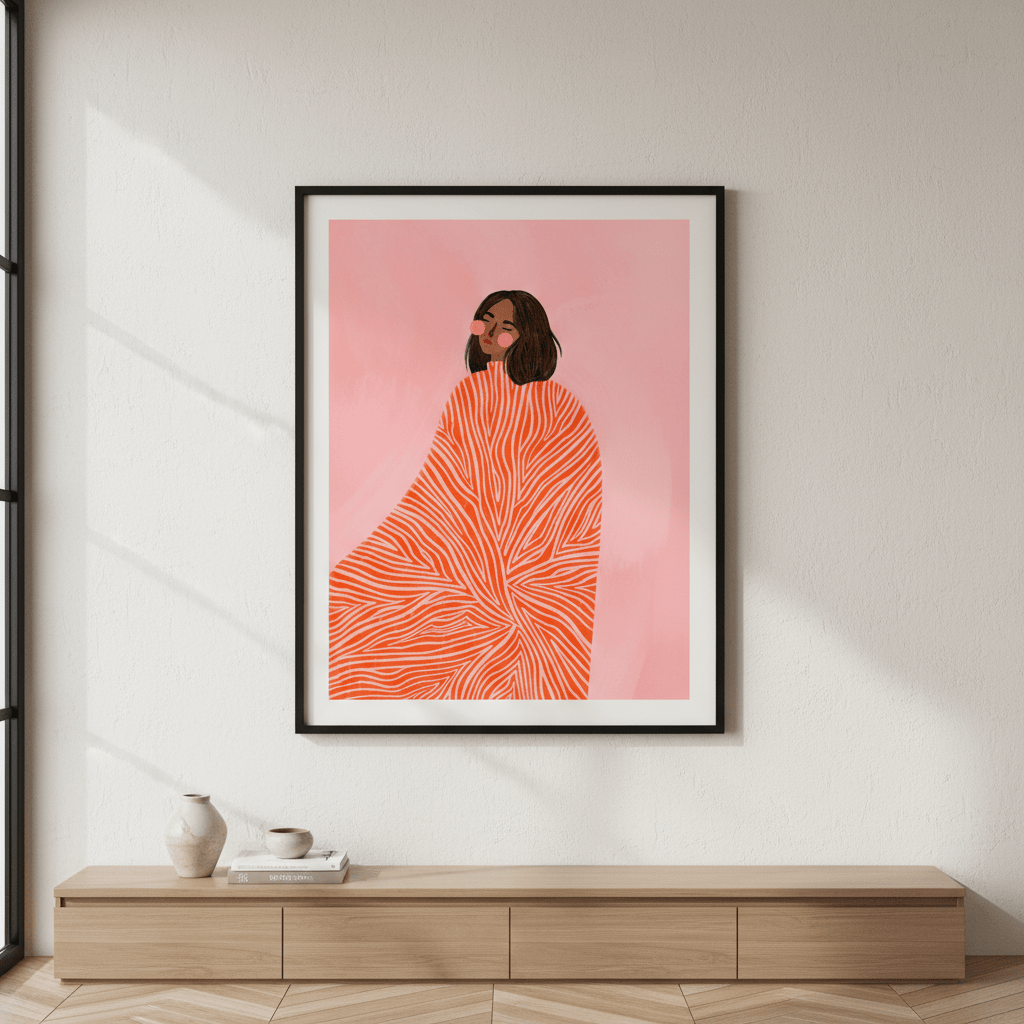 Swirls by Bea Muller wall - art - picture - poster