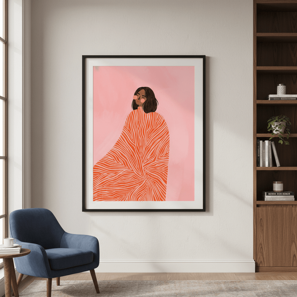 Swirls by Bea Muller wall - art - picture - poster