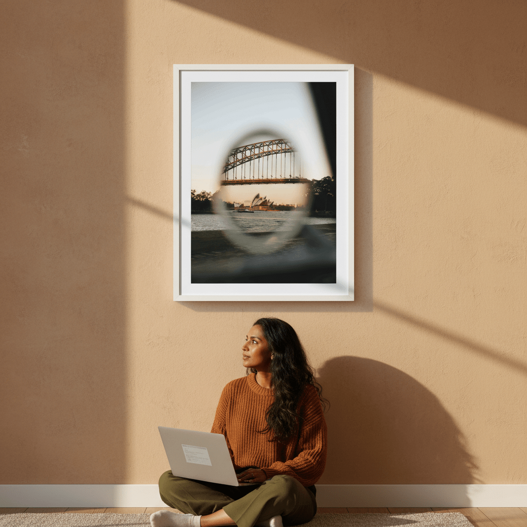 Sydney Harbour by Gelica Peralta wall - art - picture - poster