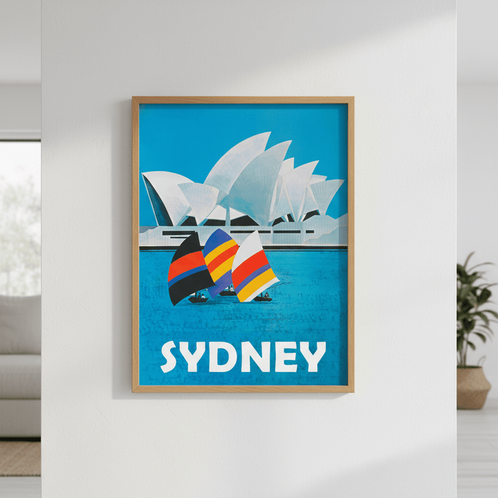 Sydney Vintage Advertisement Wall Art Poster wall - art - picture - poster
