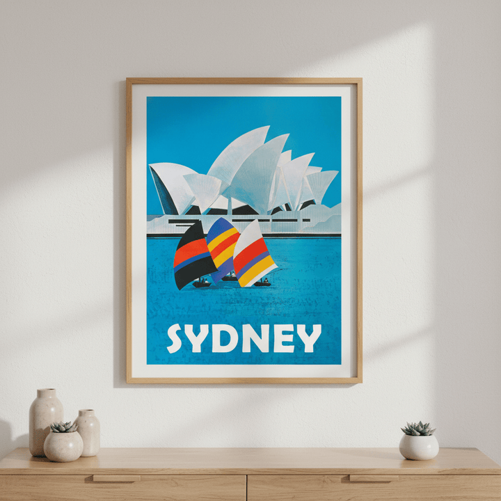 Sydney Vintage Advertisement Wall Art Poster wall - art - picture - poster