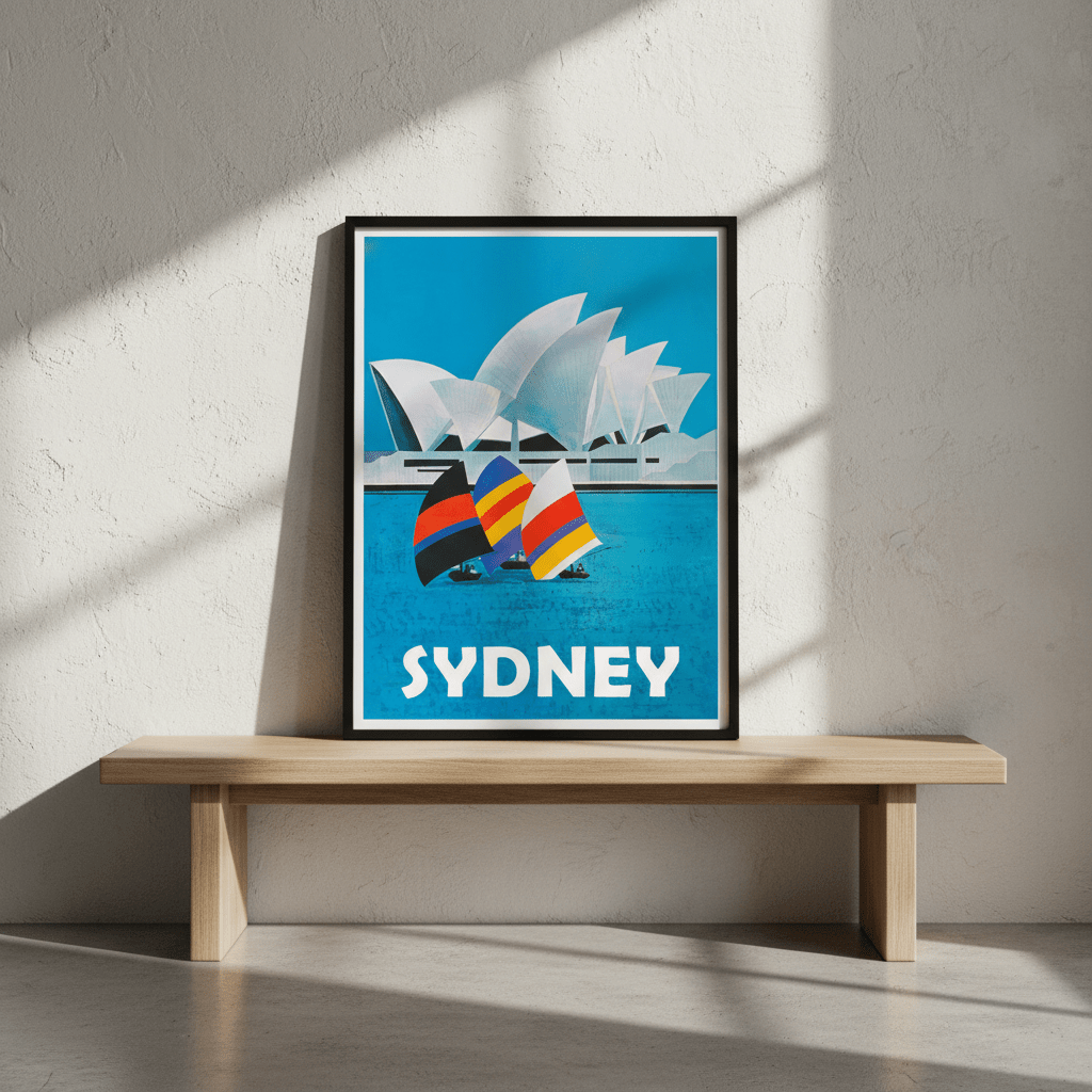 Sydney Vintage Advertisement Wall Art Poster wall - art - picture - poster