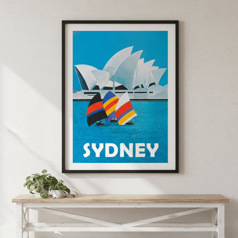 Sydney Vintage Advertisement Wall Art Poster wall - art - picture - poster