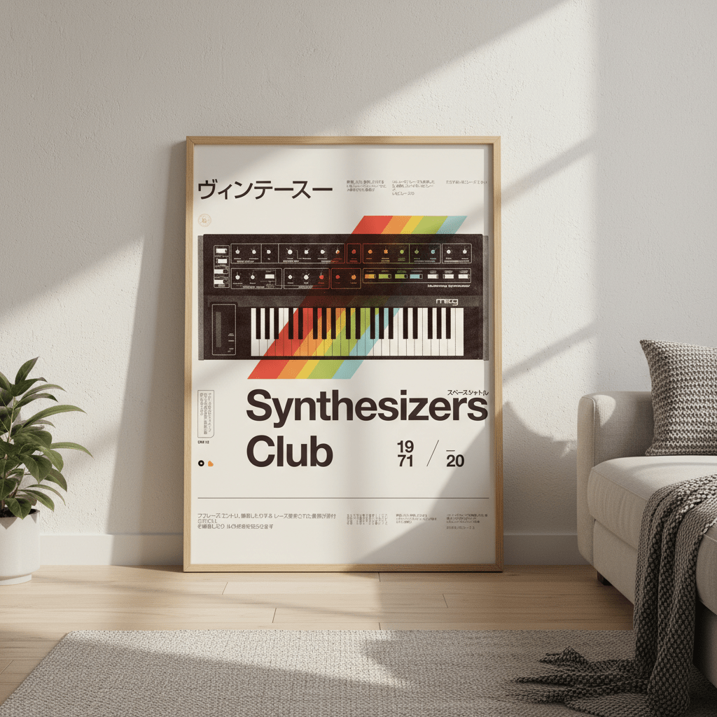 Synthe Club by Florent Bodart wall - art - picture - poster