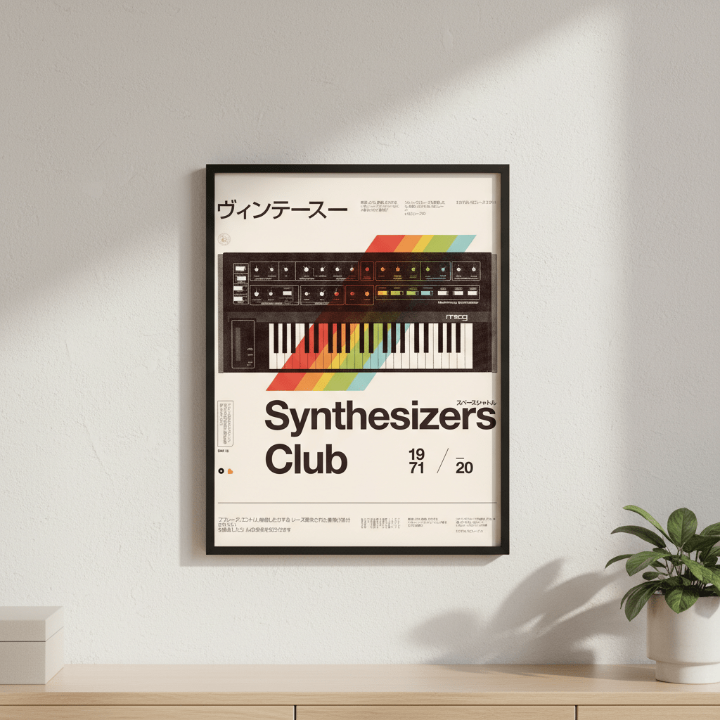 Synthe Club by Florent Bodart wall - art - picture - poster