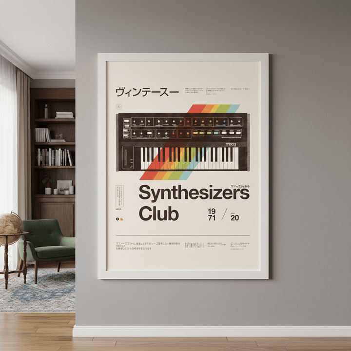 Synthe Club by Florent Bodart wall - art - picture - poster