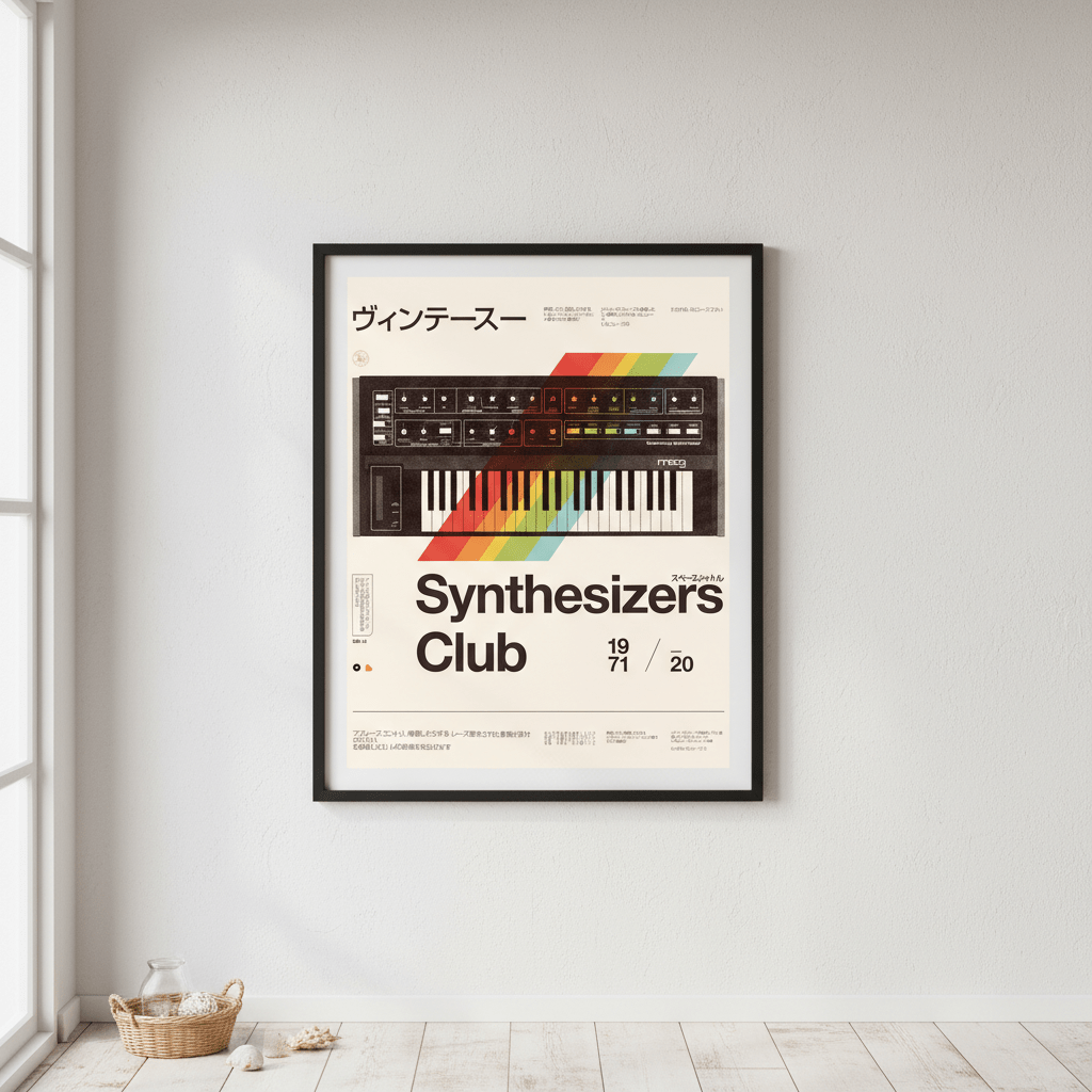 Synthe Club by Florent Bodart wall - art - picture - poster
