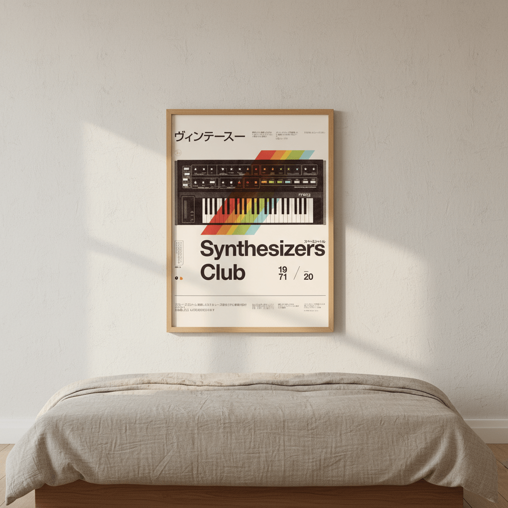 Synthe Club by Florent Bodart wall - art - picture - poster