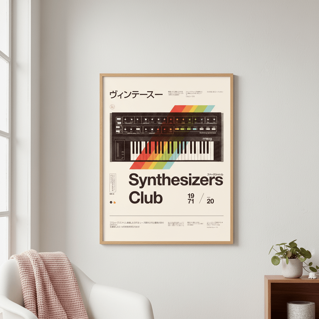 Synthe Club by Florent Bodart wall - art - picture - poster