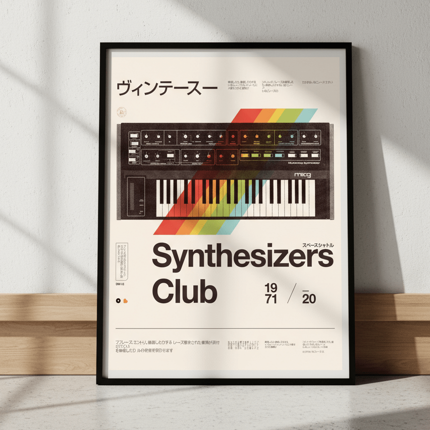 Synthe Club by Florent Bodart wall - art - picture - poster
