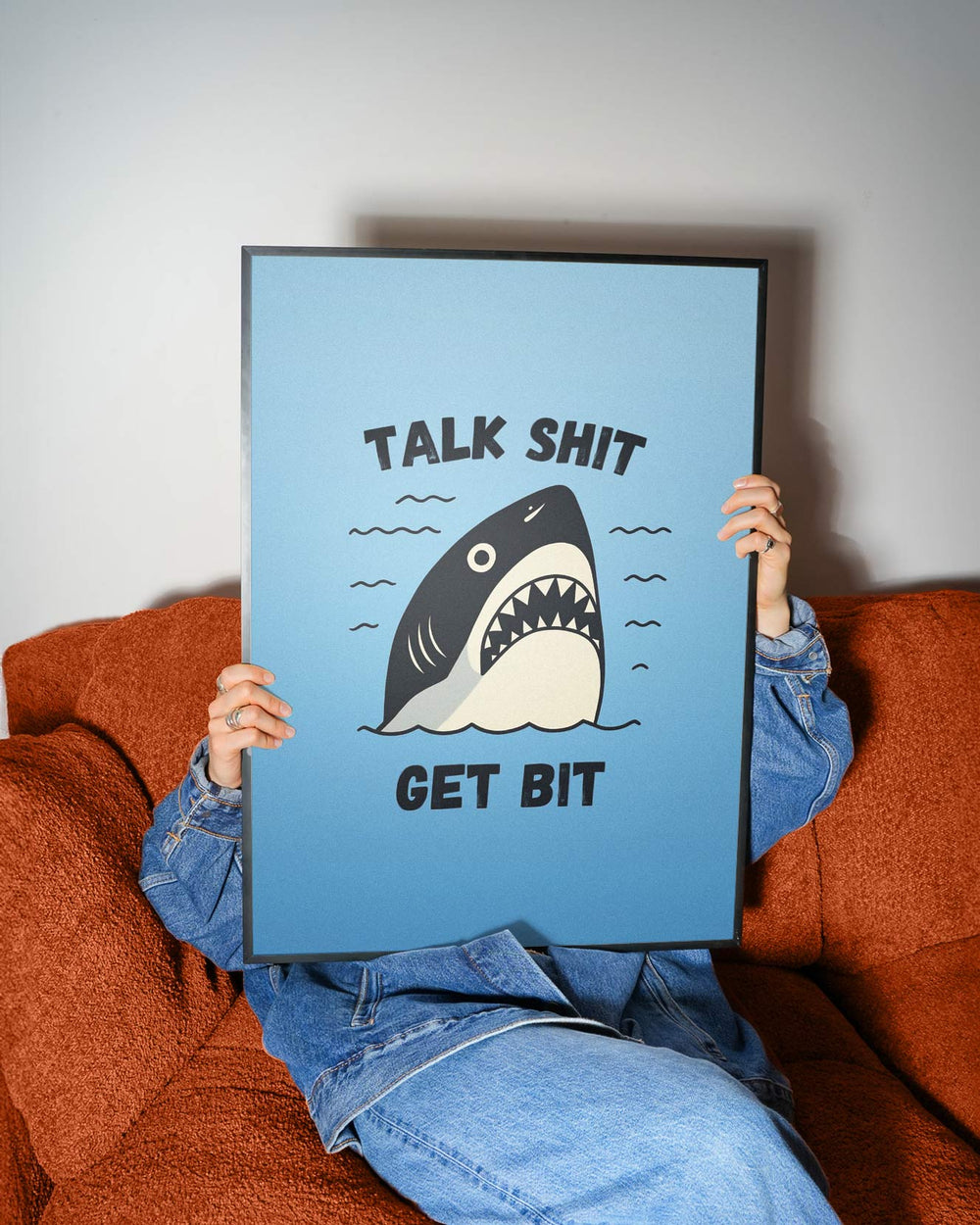 Talk Shit Get Bit Art Poster wall - art - picture - poster