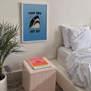 Talk Shit Get Bit Art Poster wall - art - picture - poster
