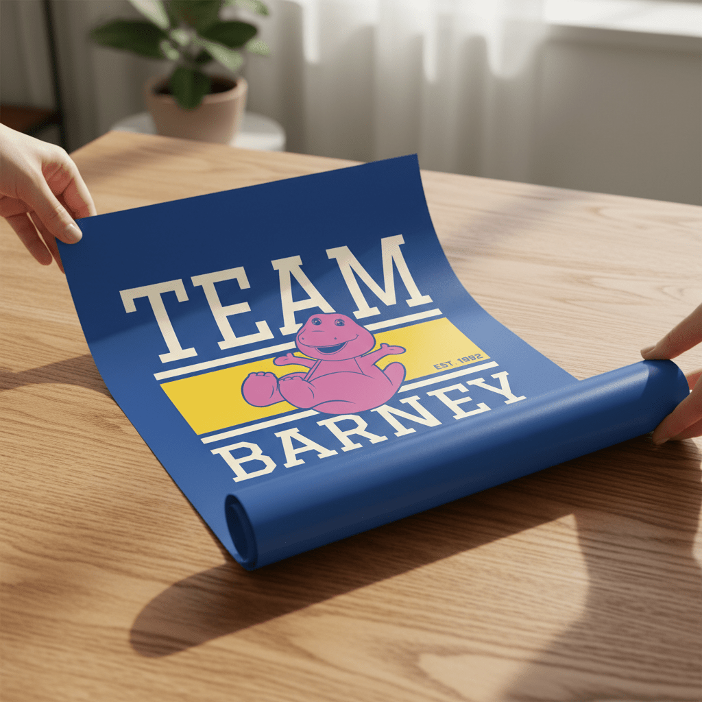 Team Barney Wall Art Kids Decor Art wall - art - picture - poster