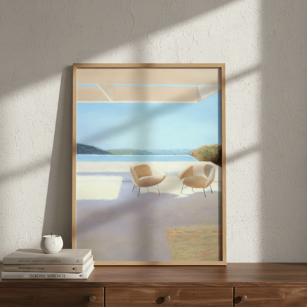 Terrace by Ieva Baklane wall - art - picture - poster