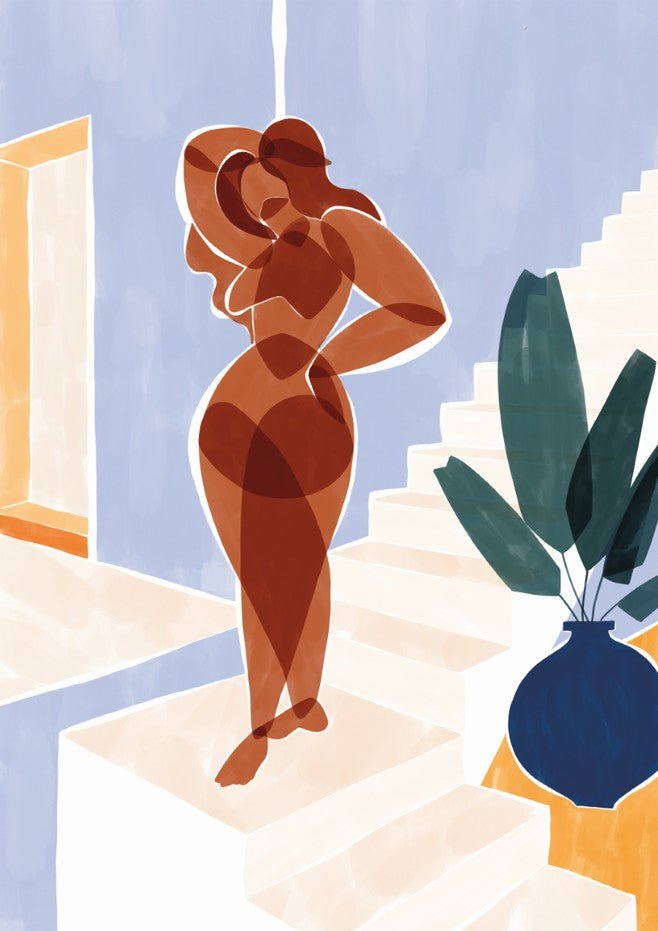 Terracotta Woman by Ivy Green Illustrations