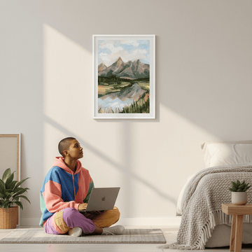 Teton Morning by Meredith O'Neal wall - art - picture - poster