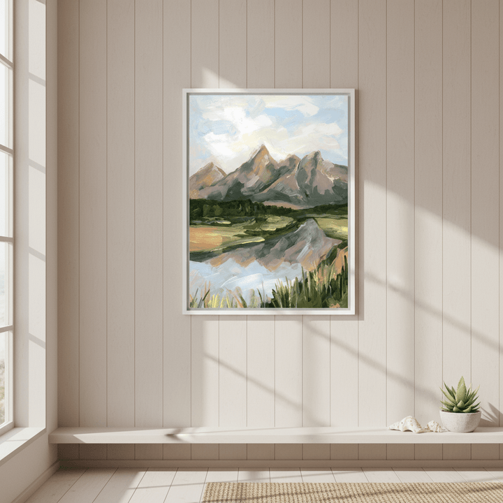 Teton Morning by Meredith O'Neal wall - art - picture - poster