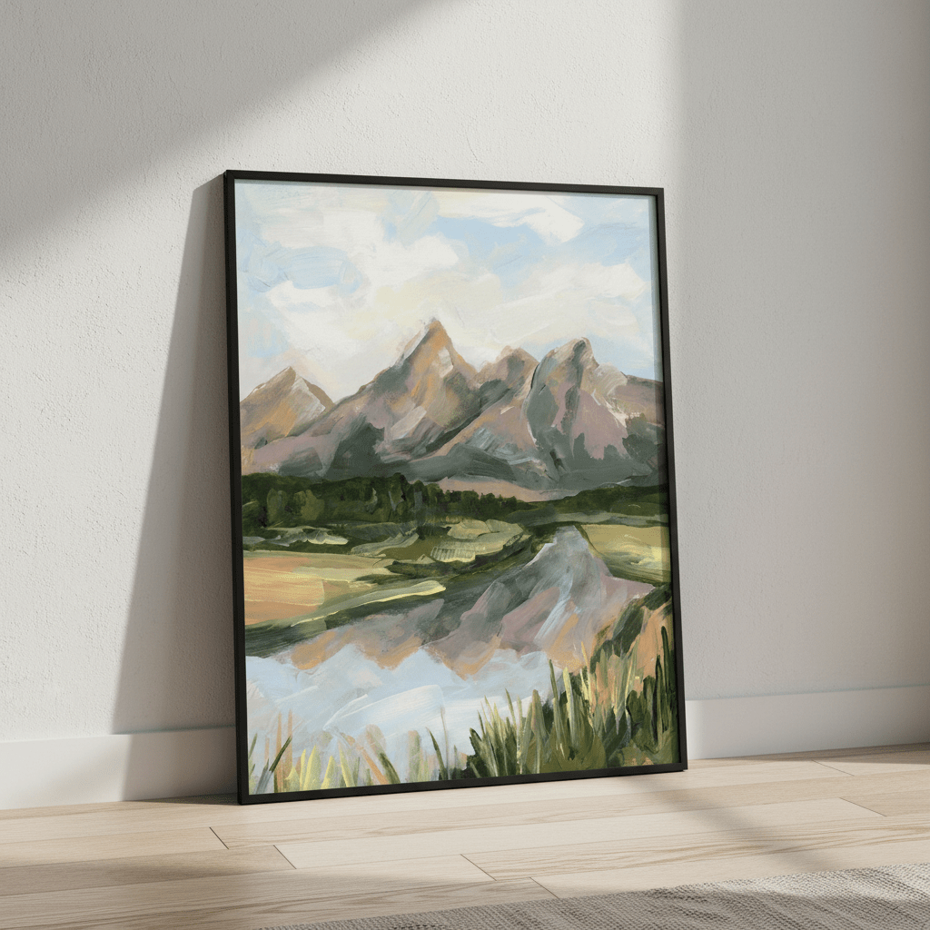 Teton Morning by Meredith O'Neal wall - art - picture - poster