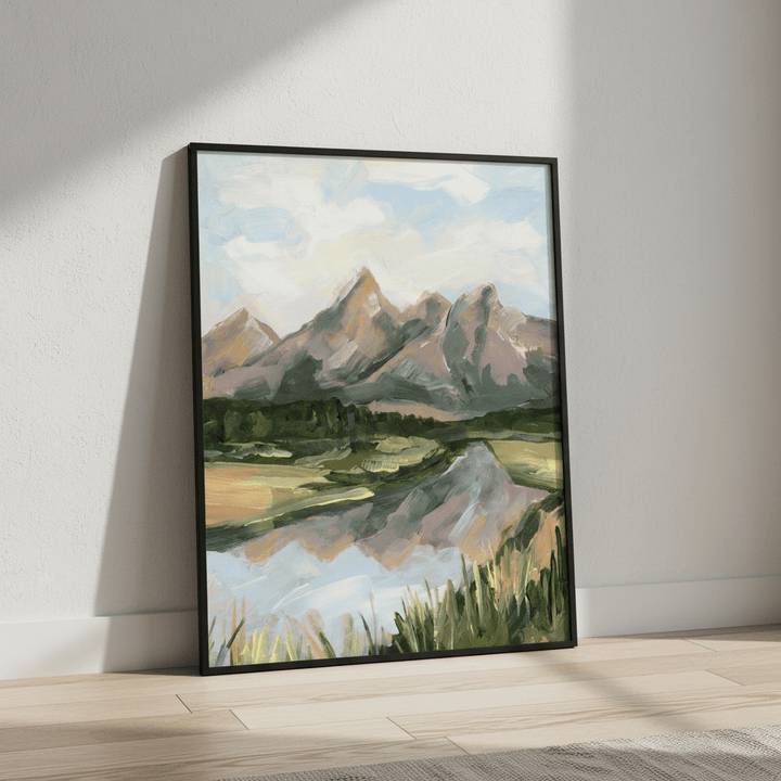 Teton Morning by Meredith O'Neal wall - art - picture - poster