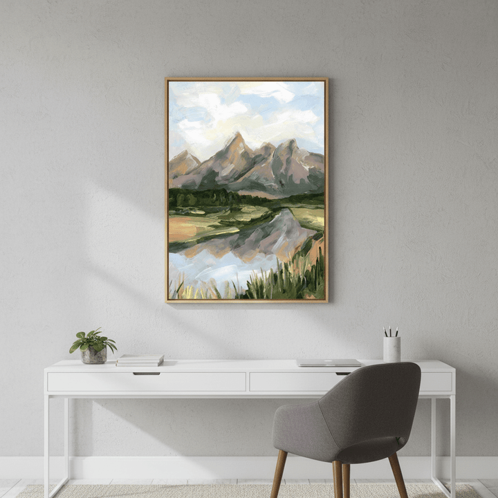 Teton Morning by Meredith O'Neal wall - art - picture - poster