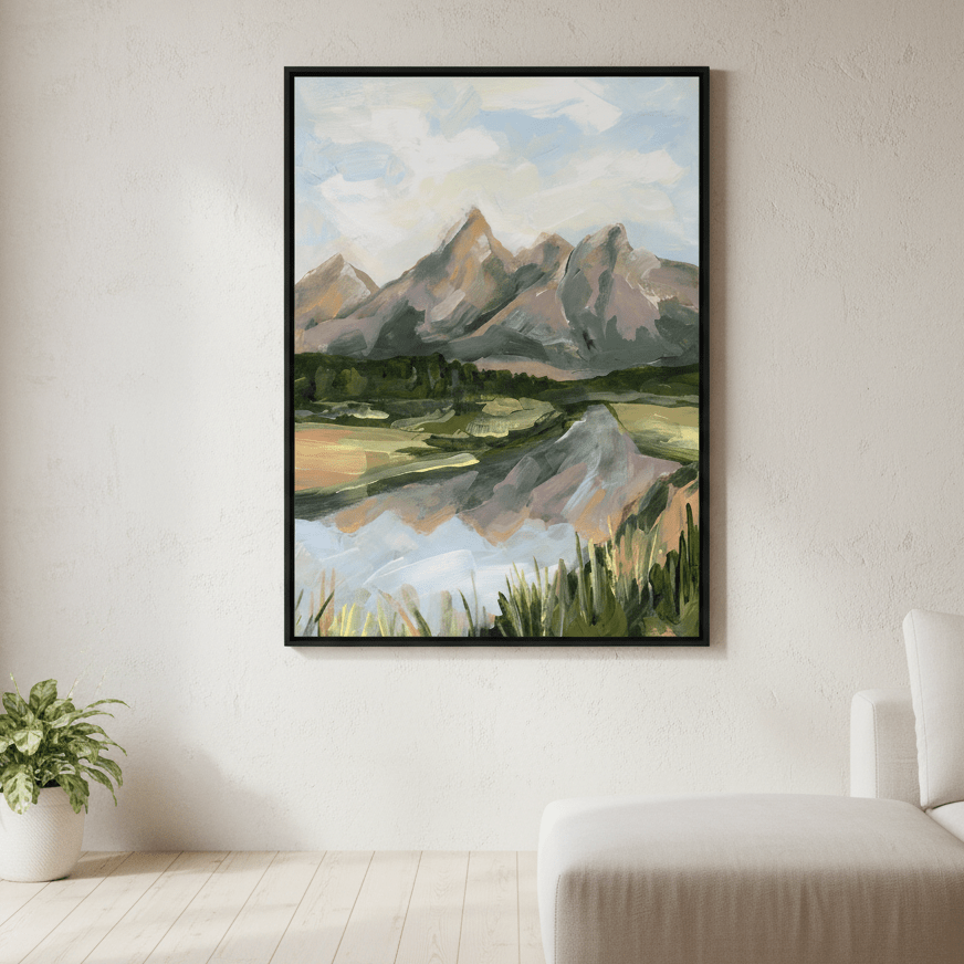 Teton Morning by Meredith O'Neal wall - art - picture - poster