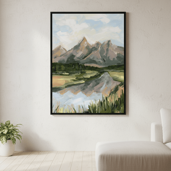 Teton Morning by Meredith O'Neal wall - art - picture - poster