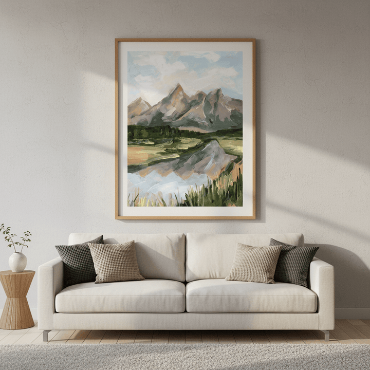 Teton Morning by Meredith O'Neal wall - art - picture - poster