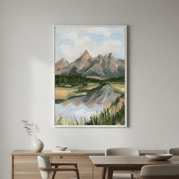 Teton Morning by Meredith O'Neal wall - art - picture - poster