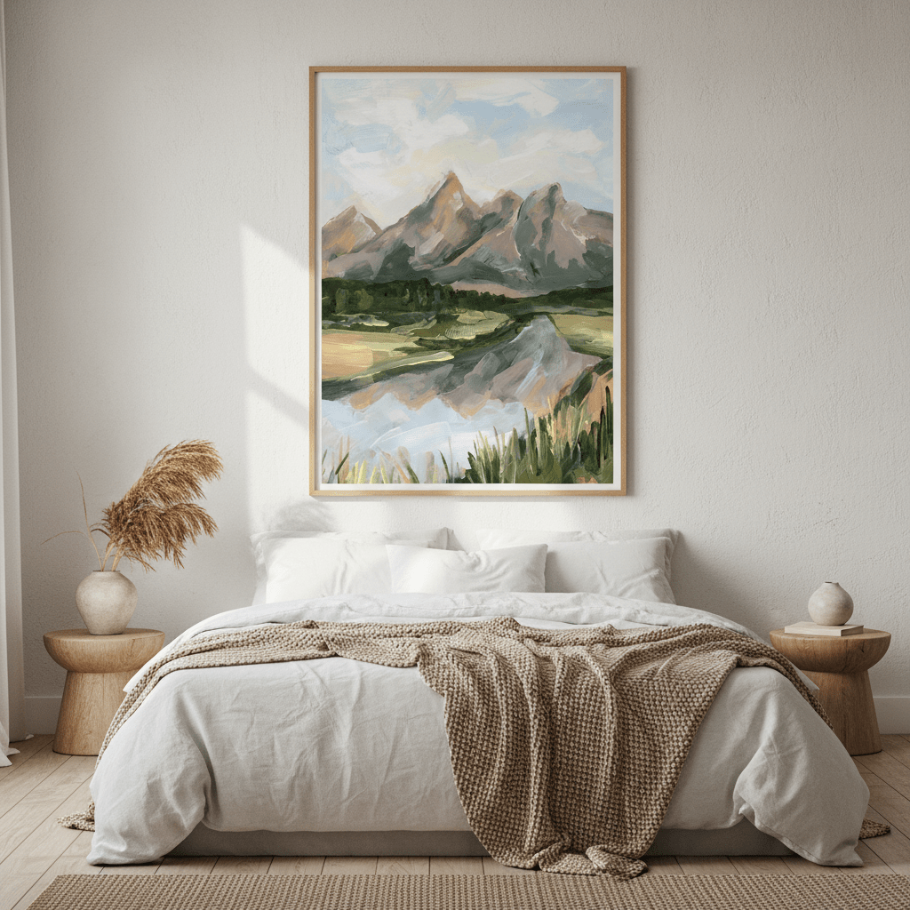 Teton Morning by Meredith O'Neal wall - art - picture - poster
