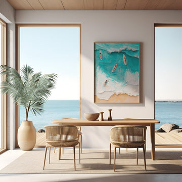 Textured Look Beach Artistic Wall Art - Style My Wall
